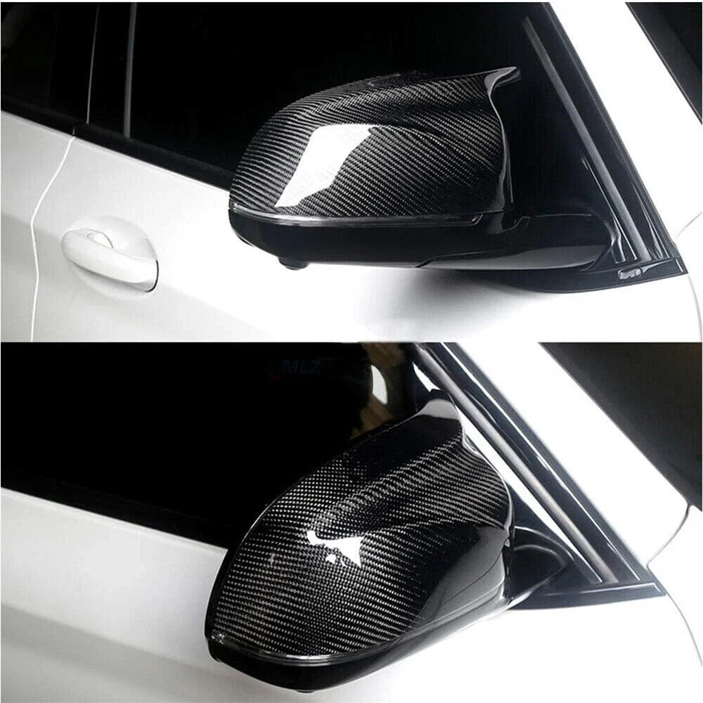 Real Carbon Fiber Side Mirror Covers for 2018-2024 BMW G05 X5 G01 G03 X4