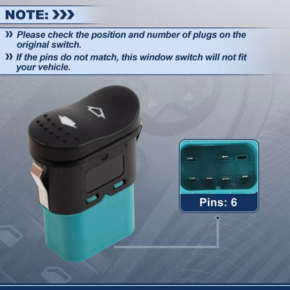 Power Window Switch for Ford Focus I (1998–2005)