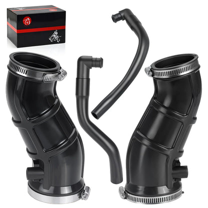 2 x Air Box Intake Tube w/Elbow PIPE for Yamaha Raptor YFM 660R (2001–2005)