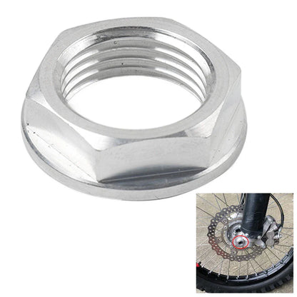 M18 x P1.5 Front Axle Shaft Lock Nut for Suzuki RMZ250 RMZ450 (2004-2020)