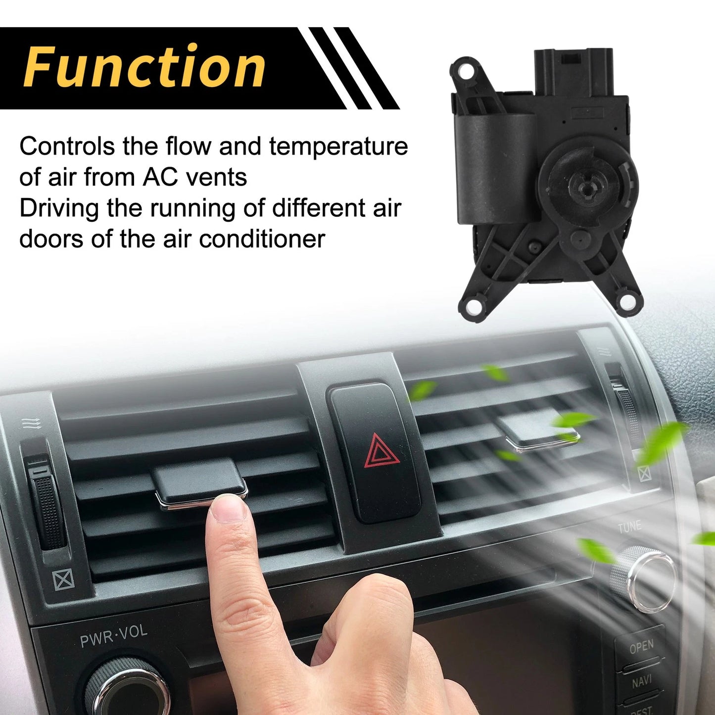 HVAC Heater Blend Door Actuator for Mercedes-Benz Sprinter (2006–2009) No. 0008206008