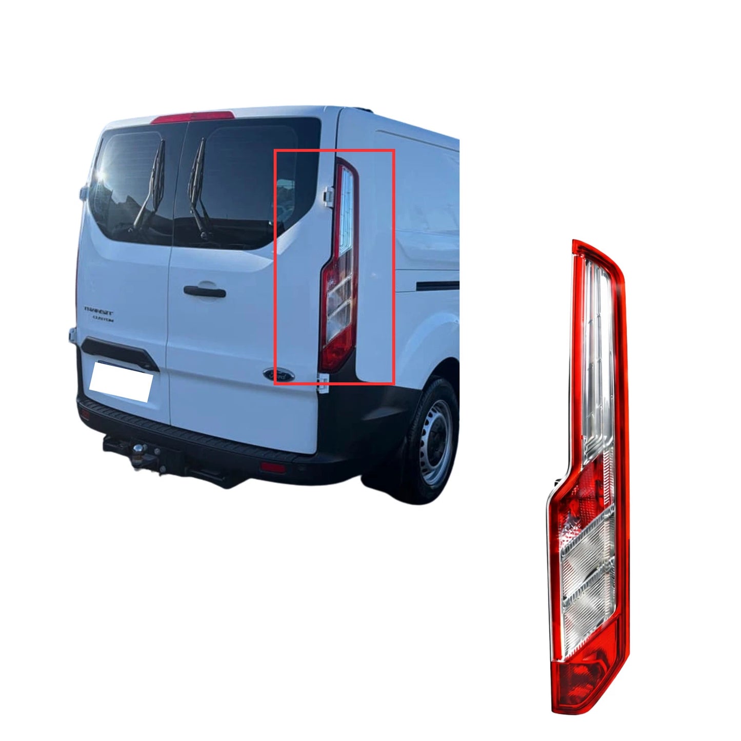 Tail Lamp Right Side for Ford Transit Custom (2012–2023)