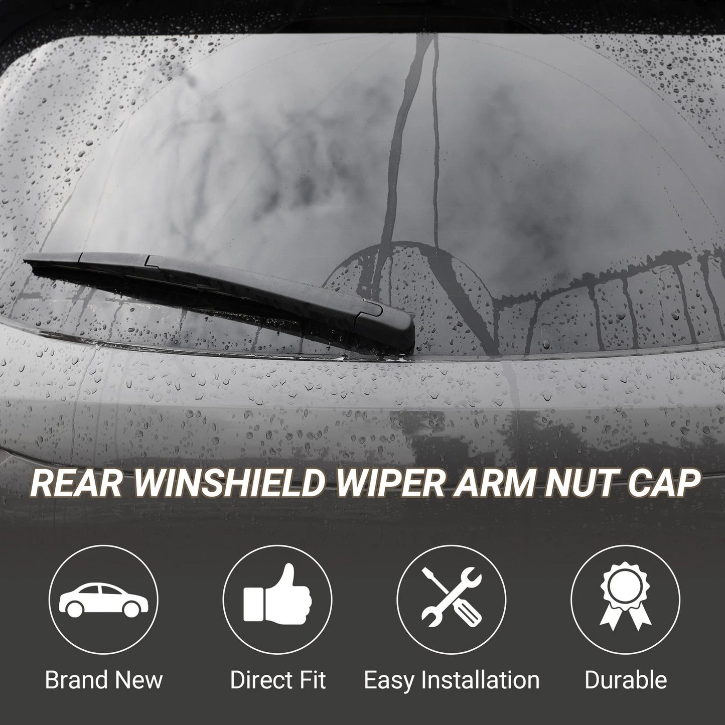 Rear Windshield Wiper Arm Nut Cover for Toyota RAV4 (2006–2023) NO.85292-42020