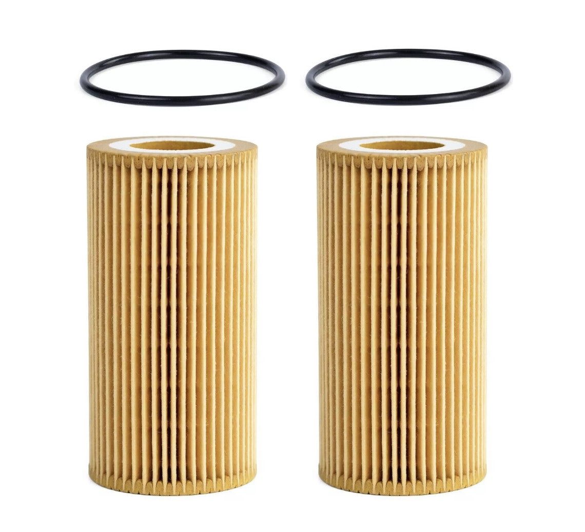 Set of 2 Engine Oil Filters for Volvo C30 C70 S40 S60 V50 V60 XC60 XC70 (2006–2017)