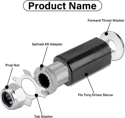Flo-Torq II Propeller Hub Kit for Mercury/Mariner Outboard (40-250hp)