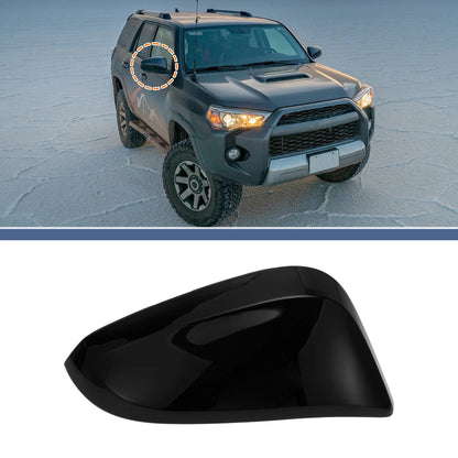 Right Side Mirror Cover Cap Replacement Gloss Black for Toyota 4Runner (2010–2023)