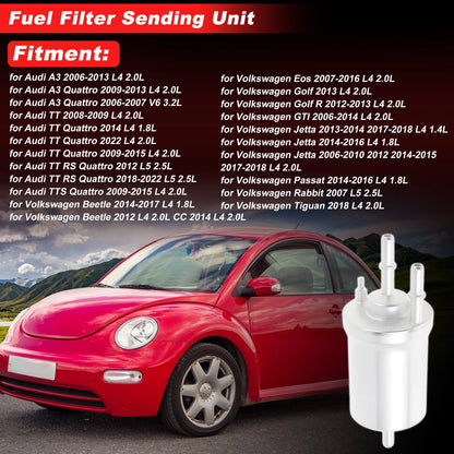 Fuel Filter Assembly for Audi A3 (2006–2013) No.WIX33814/0450905959 Metal