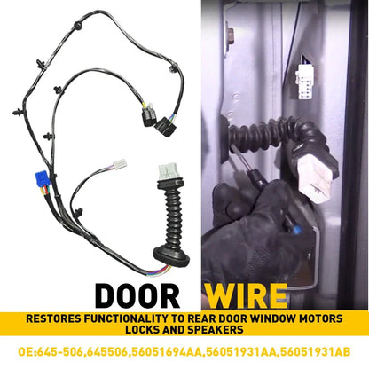 Rear Door Wiring Harness for Dodge Ram 1500 2500 3500 4500 5500 (2002-2023)