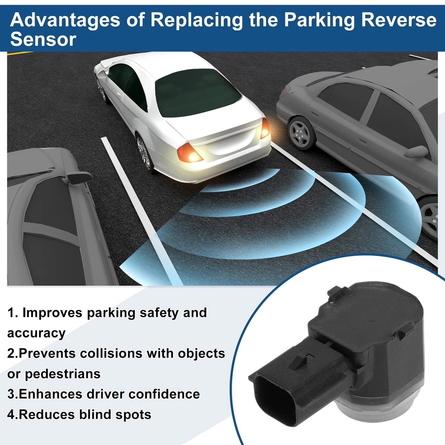 Reverse Backup Parking Sensor for Dodge Challenger (2015–2017) No.5MK60TRMAB