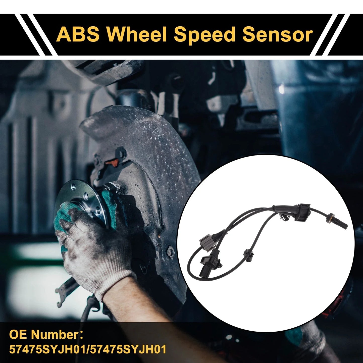 ABS Wheel Speed Sensor for Honda ELYSION RR7 (2013-2016) 1 x Rear Left