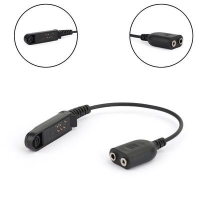 K Head 2Pin Headset Port Converter Cable for Baofeng UV9R BF-9700 BF-A58
