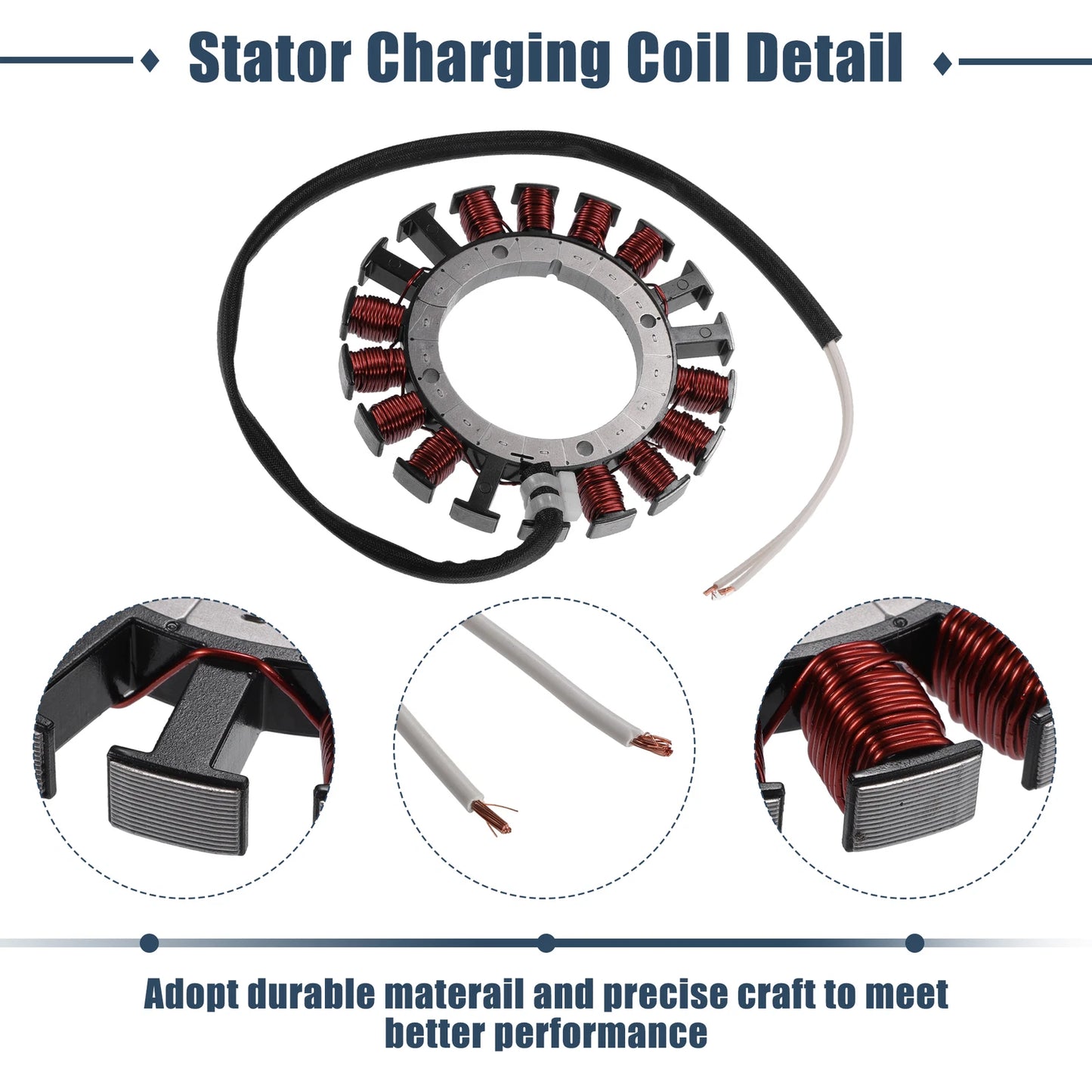 Stator Charging Coil 15amp for Kawasaki FR541V FR600V FR651V (4-Stroke)