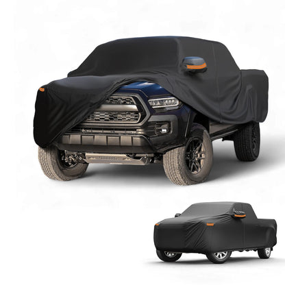 Waterproof Car Cover for Toyota Tacoma (190T-PU, Black)