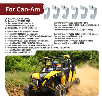Set of 6 Air Box Cover Clips for Can-Am Maverick Commander (2011–2020)