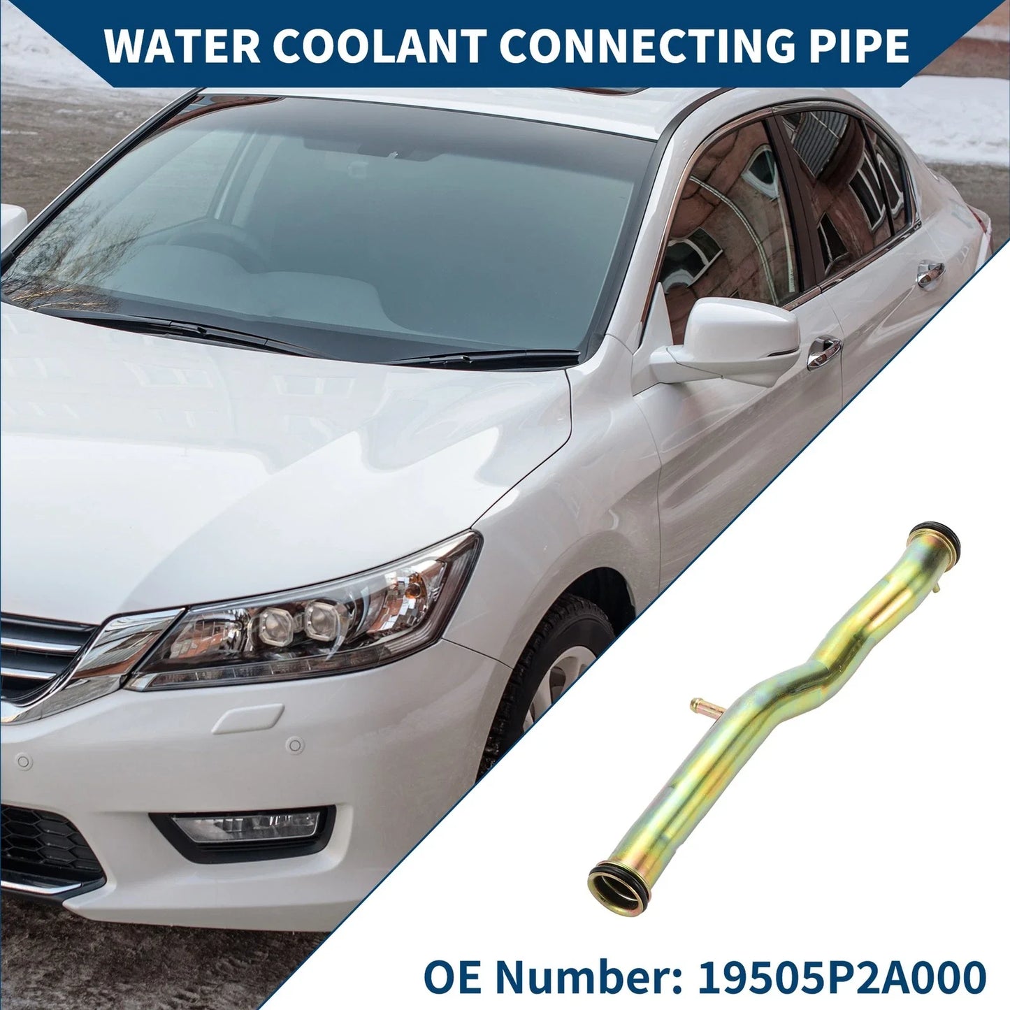 Water Coolant Connecting Pipe for Honda Civic 1.6L (1996-2000) 1 x Pc