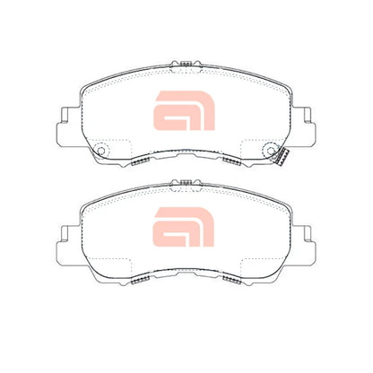 Front Brake Pads for Mitsubishi Eclipse Cross (2017–Present)