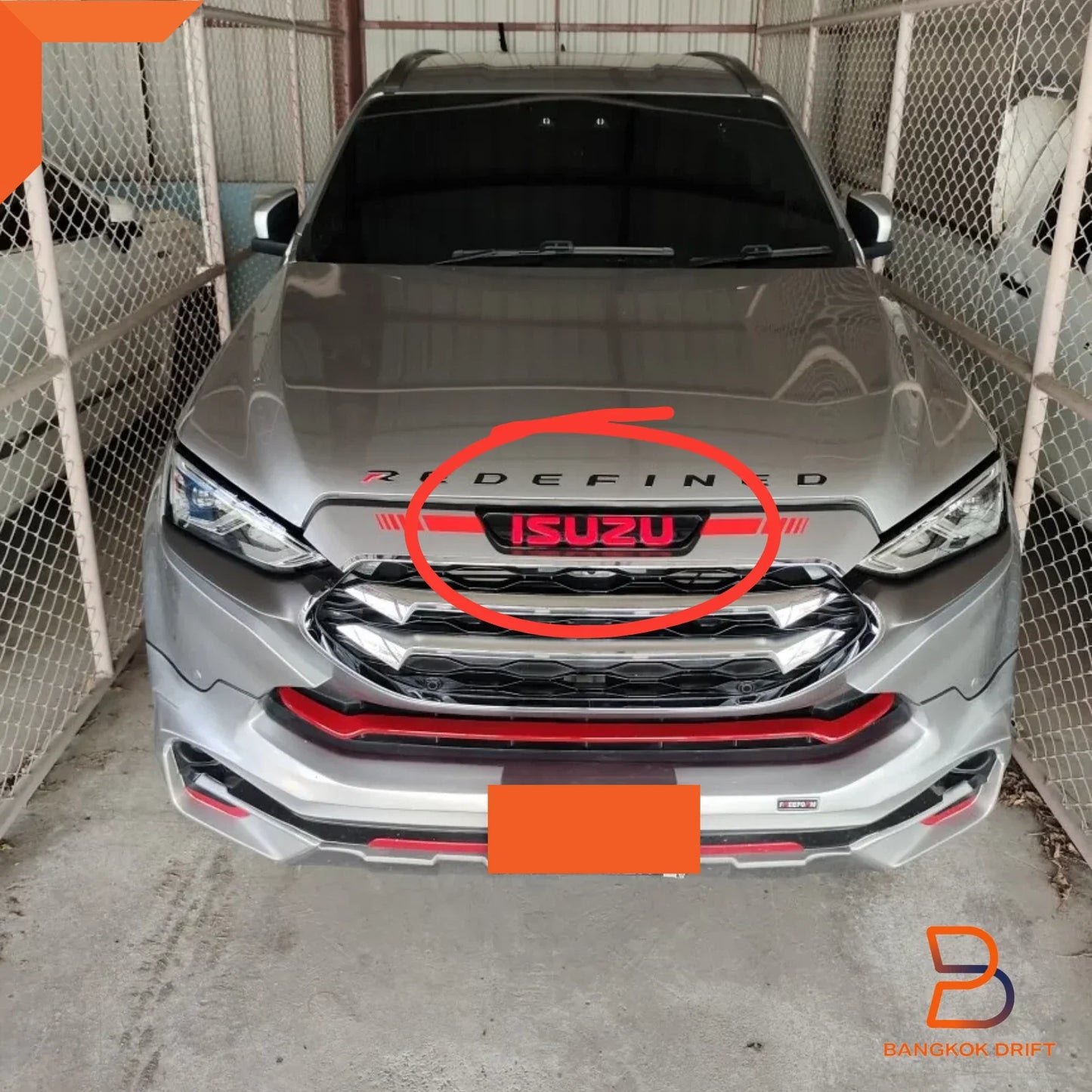 3D Front Grille Emblem Logo for Isuzu D-Max (2020-2023)