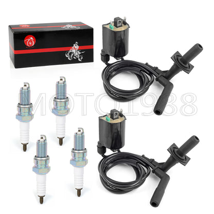 Ignition Coil Pack & Spark Plug Set for Honda VT1100 Shadow (1997–2007)