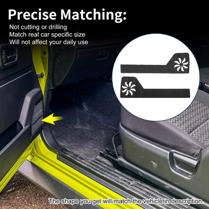 Leather Anti Kick Pad Sticker for Suzuki Jimny (2018–2023)