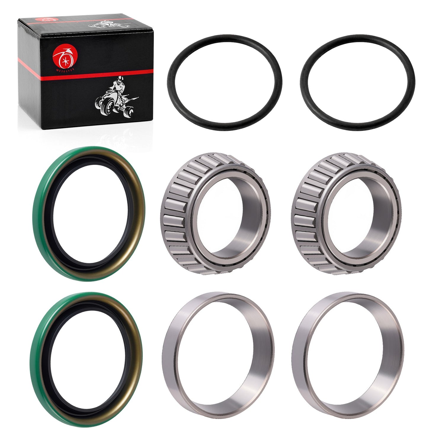 Rear Hub Bearing Seal Repair Kit for Polaris Sportsman 500 6x6 (2000–2008)
