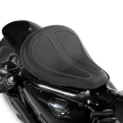 Solo Driver Seat w/ Spring Brackets for Harley Sportster XL 883 1200 (2004-2023)