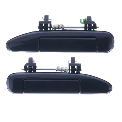 Set of 2 Outer Door Handles Black for Nissan Patrol (1997–2016)
