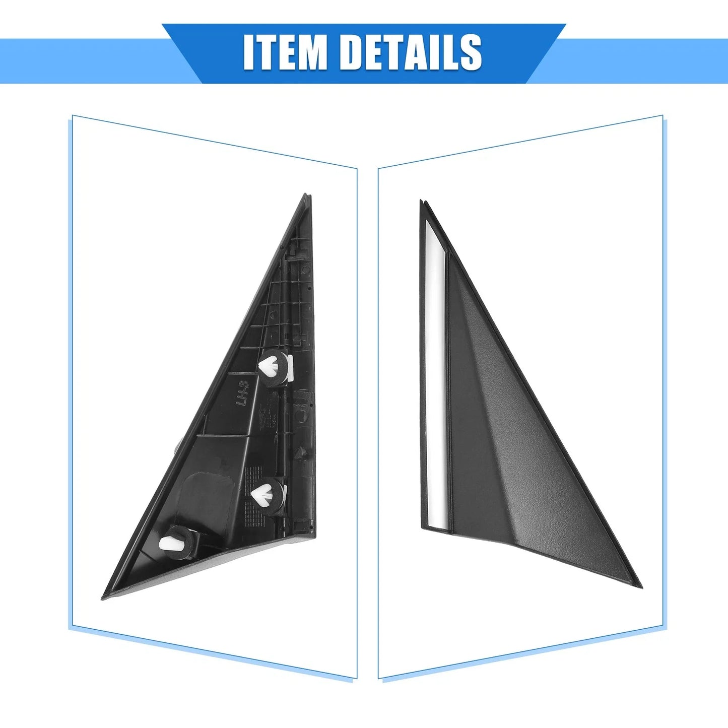 Left Mirror Corner Triangle Fender Cover for Hyundai Elantra (2011-2016)