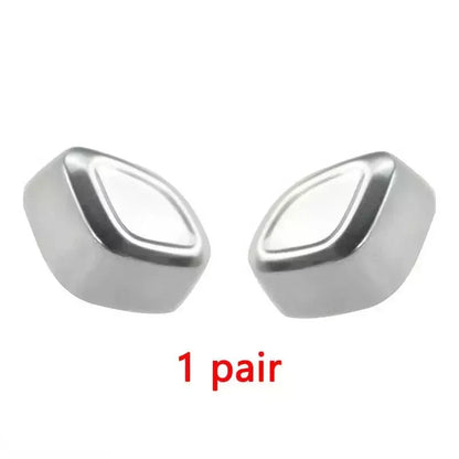 Chrome Door Seat Adjust Button Cover / 1 Pair / for Mercedes E Class (2009–2016)