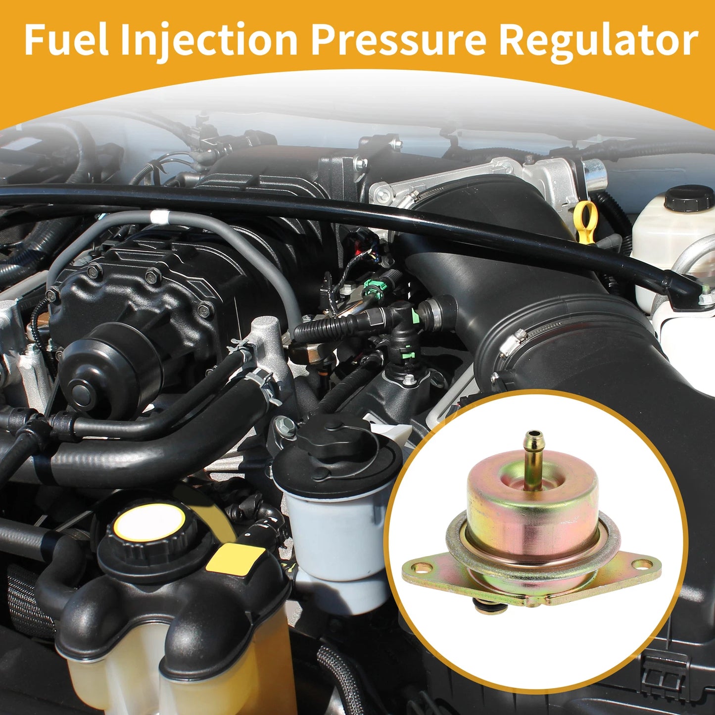 Fuel Pressure Regulator for Ford E F 150 250 350 (1994–1999) No.F4SZ9C968A