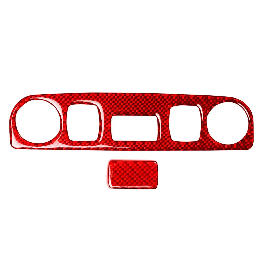 Convertible Car Reading Light Panel Cover Trim Carbon Red for Audi TT (2001-2006)
