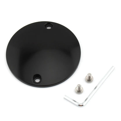Black Domed Points Covers for Harley Softail Bigtwin