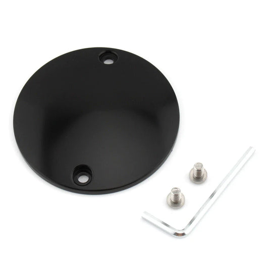Black Domed Points Covers for Harley Softail Bigtwin