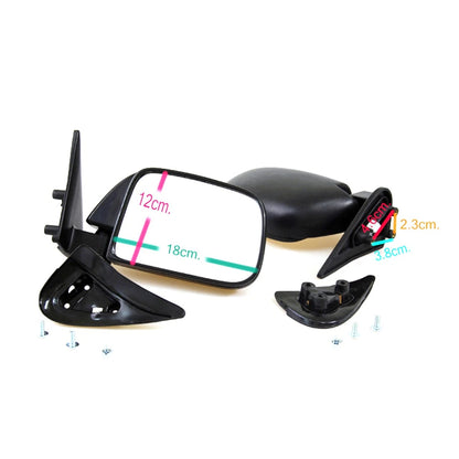 Door Mirrors for Toyota Hilux 5th Gen LN85 LN106 Surf 4Runner (1988–1998)