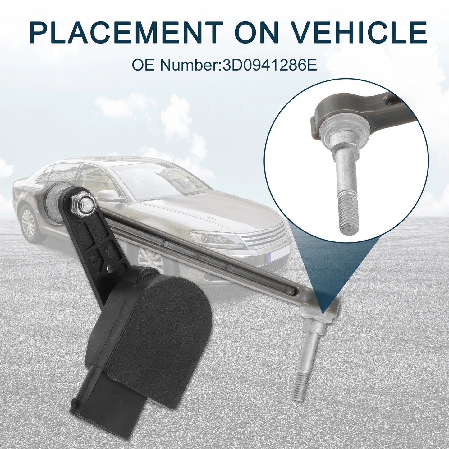 Suspension Ride Height Level Sensor for VW Phaeton (2004–2006) 3D0941286E