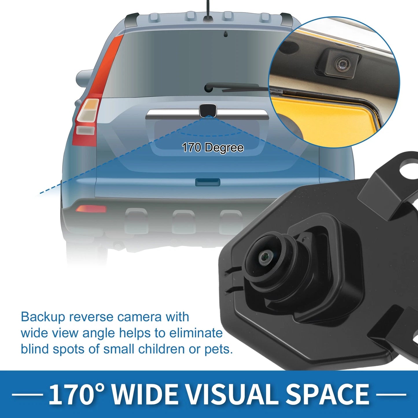 Rear View Backup Camera 95760G3000 for Hyundai Elantra GT (2018–2020) i30 (2017–2022)