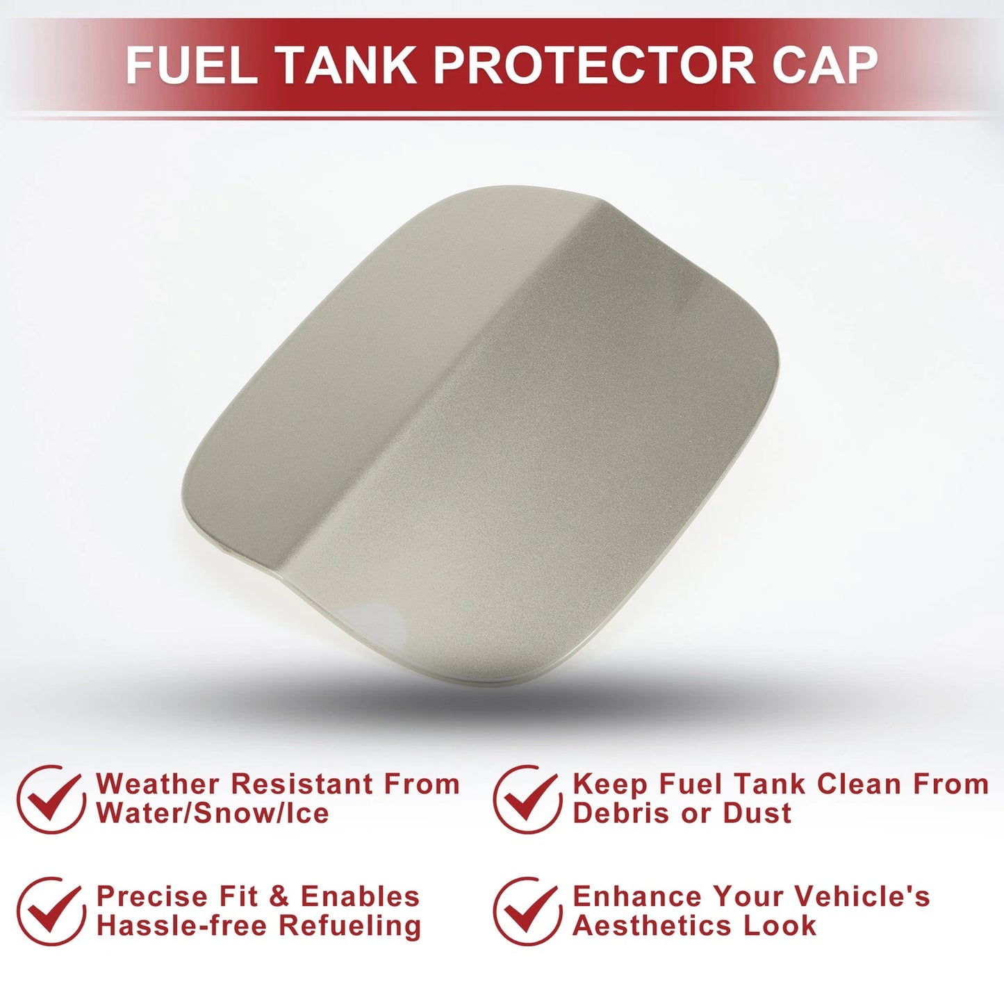Fuel Tank Door Cap for Audi Q5 8RB (2010–2016) Fuel Filler Flap Cover Beige