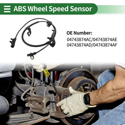 ABS Wheel Speed Sensor for Dodge Journey (2011-2020) - 1 x Right Rear Sensor