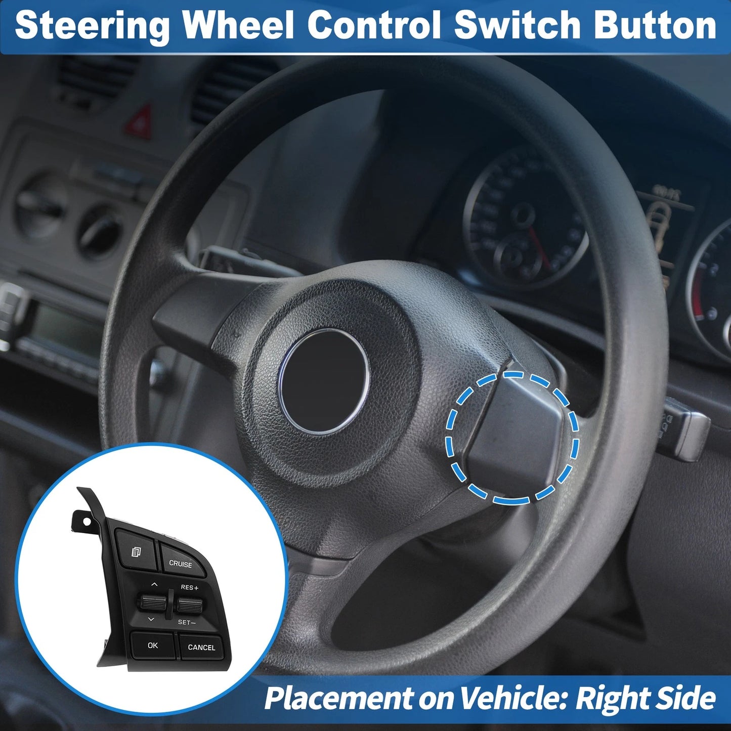 Cruise Control Rocker Switch Button for Hyundai Tucson (2016–2019)