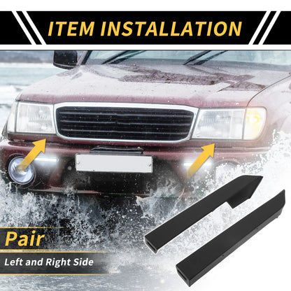 Pair Front Bumper Grille Headlight Filler for Toyota Tacoma (2012–2015) No. 5250304900