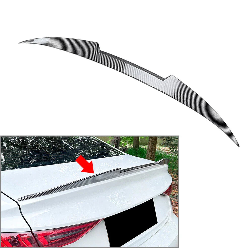 Rear Trunk Spoiler Wing Lip for Audi A3 S3 RS3 Sedan (2021-2025)