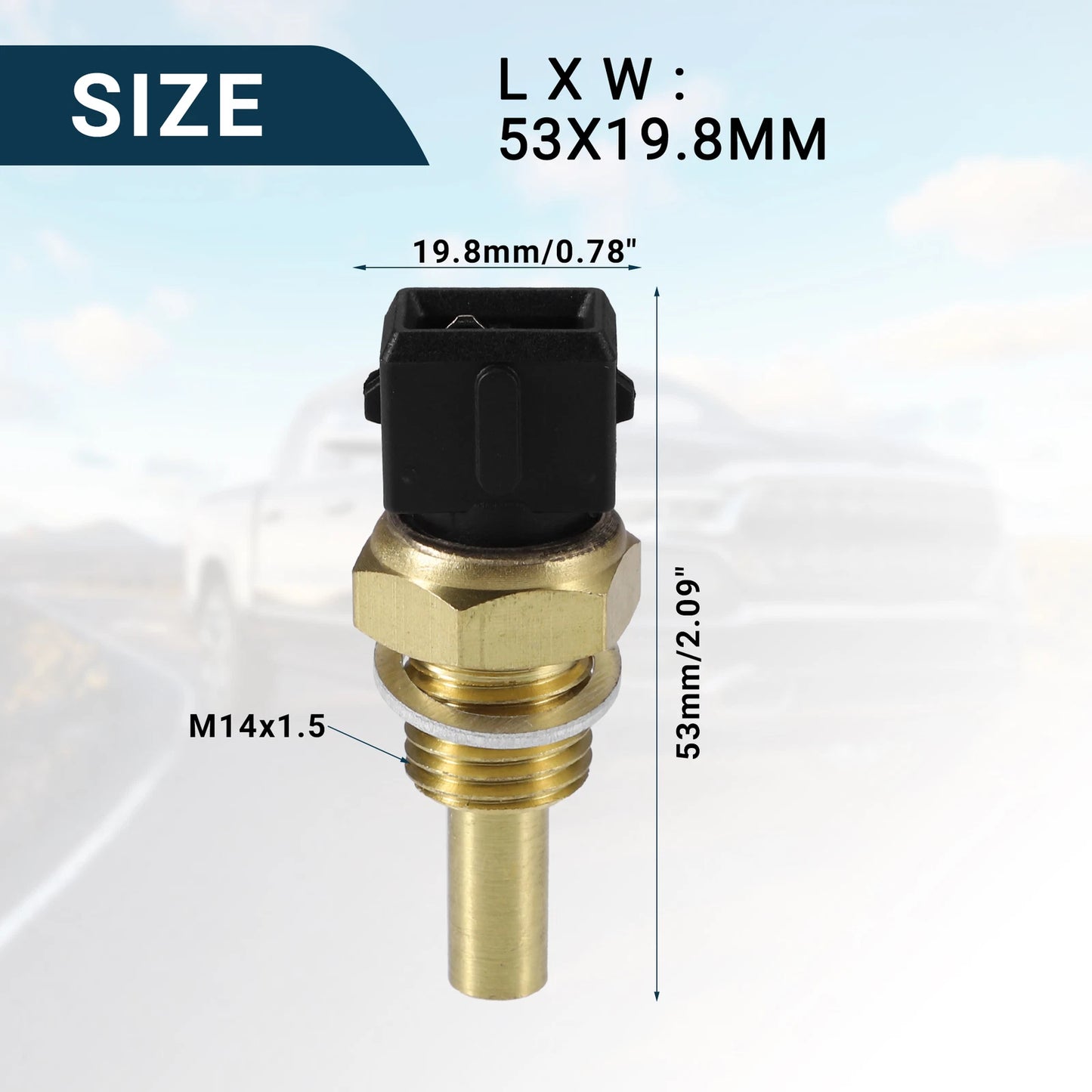 Coolant Temperature Sensor for BMW Z1 (No. 12621710511) 1Pcs