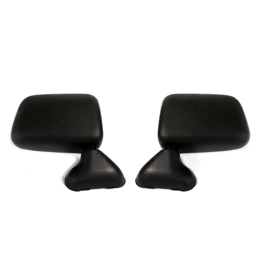 Set of 2 Black Door Mirrors for Toyota Hilux (1988–1998)