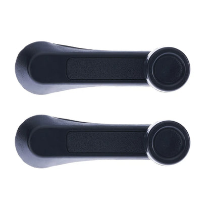 2 x Door Window Winder Crank Handle Black for Isuzu N-Series (1984–1993)