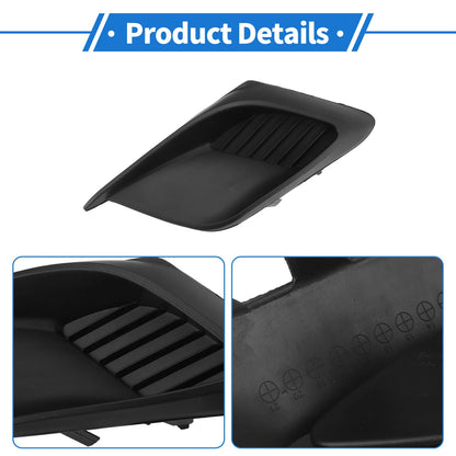 Front Left Fog Light Grill No.MA1038122 for Mazda 3 (2014–2016) Black ABS