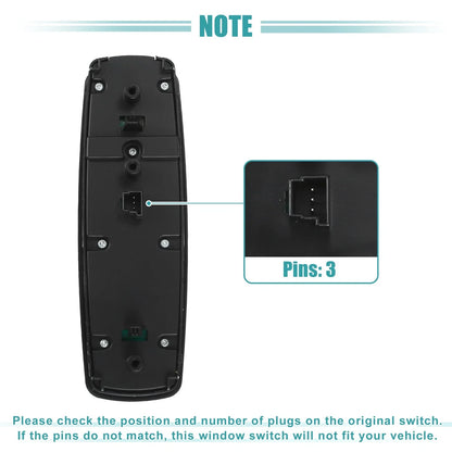 Driver Side Power Window Switch for Mercedes-Benz GL320 GL350 (2007-2012)