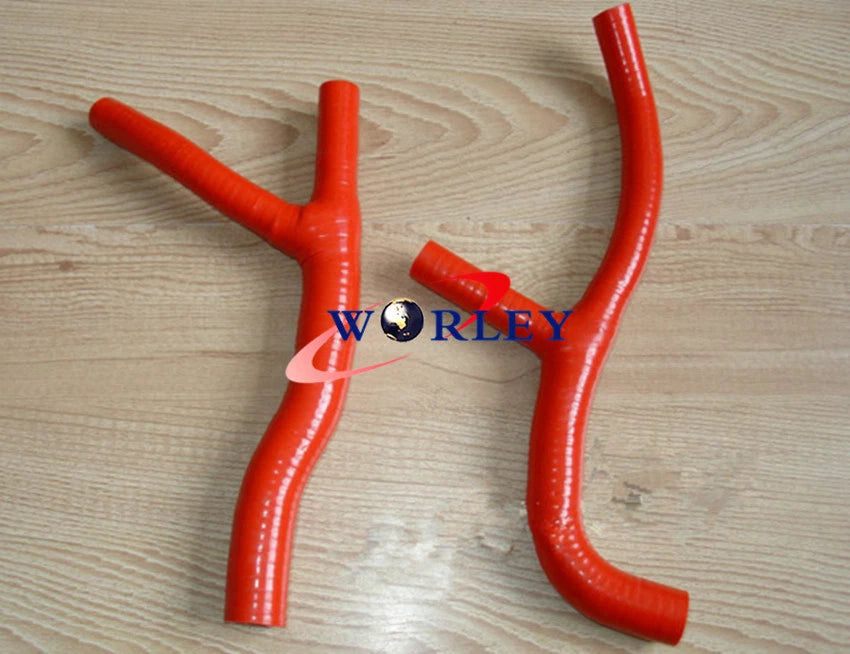 Yellow Silicone Radiator Hose for Suzuki DRZ400E (2000–2002)
