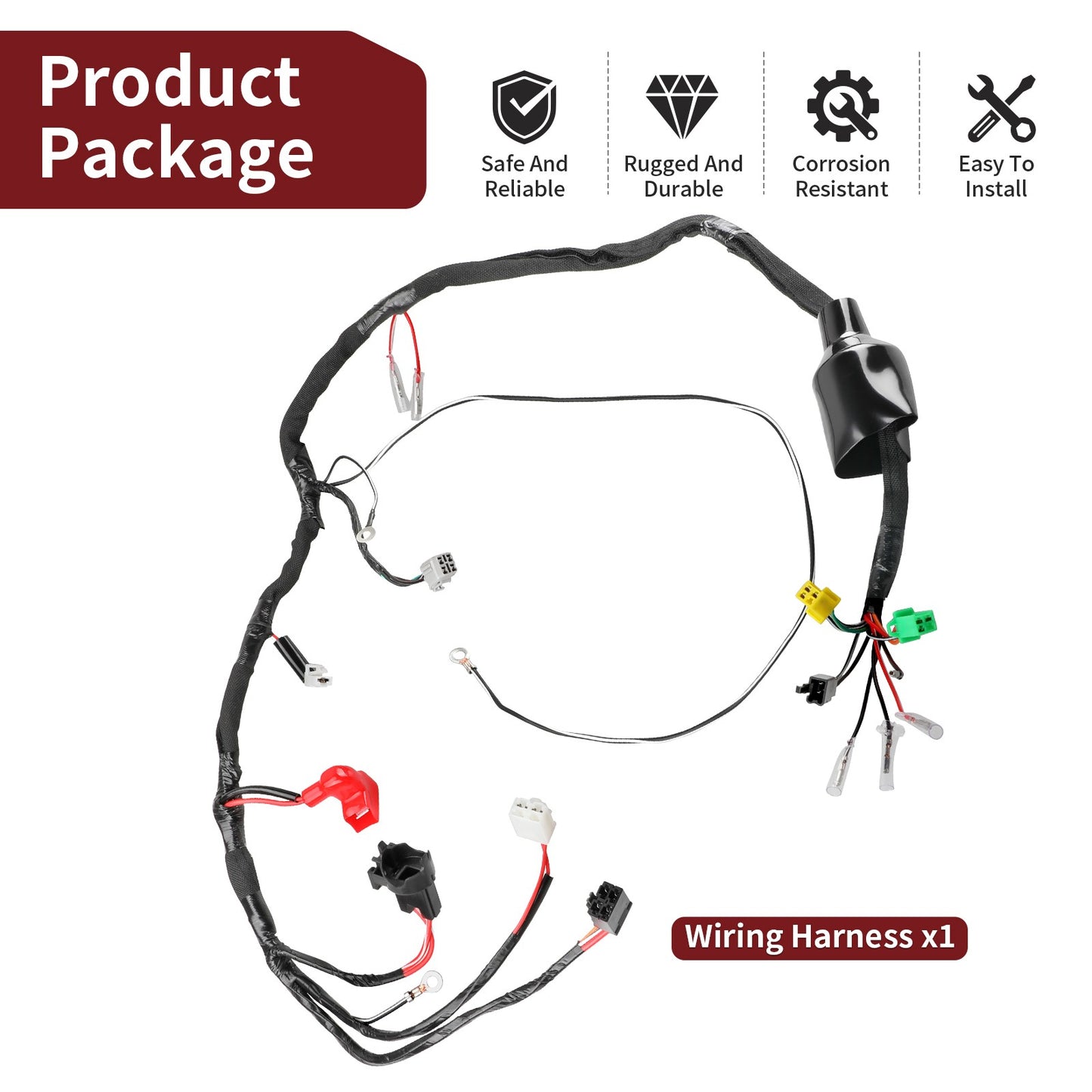 Wiring Harness for Suzuki QuadSport 80 LT80 (1996–2006)