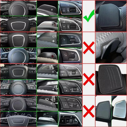 Steering Wheel Shift Paddle Extensions for Audi A3 A4 A5 A6 A7 A8 Q5 Q7 S3 S5 S6
