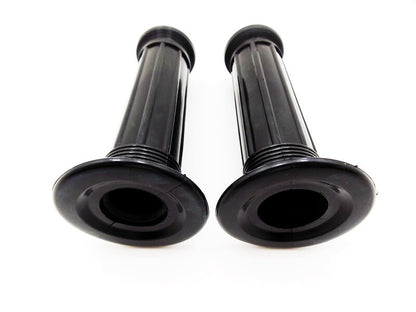 Set of 2 Black Hand Grips for Yamaha MX100 (1974–1975)