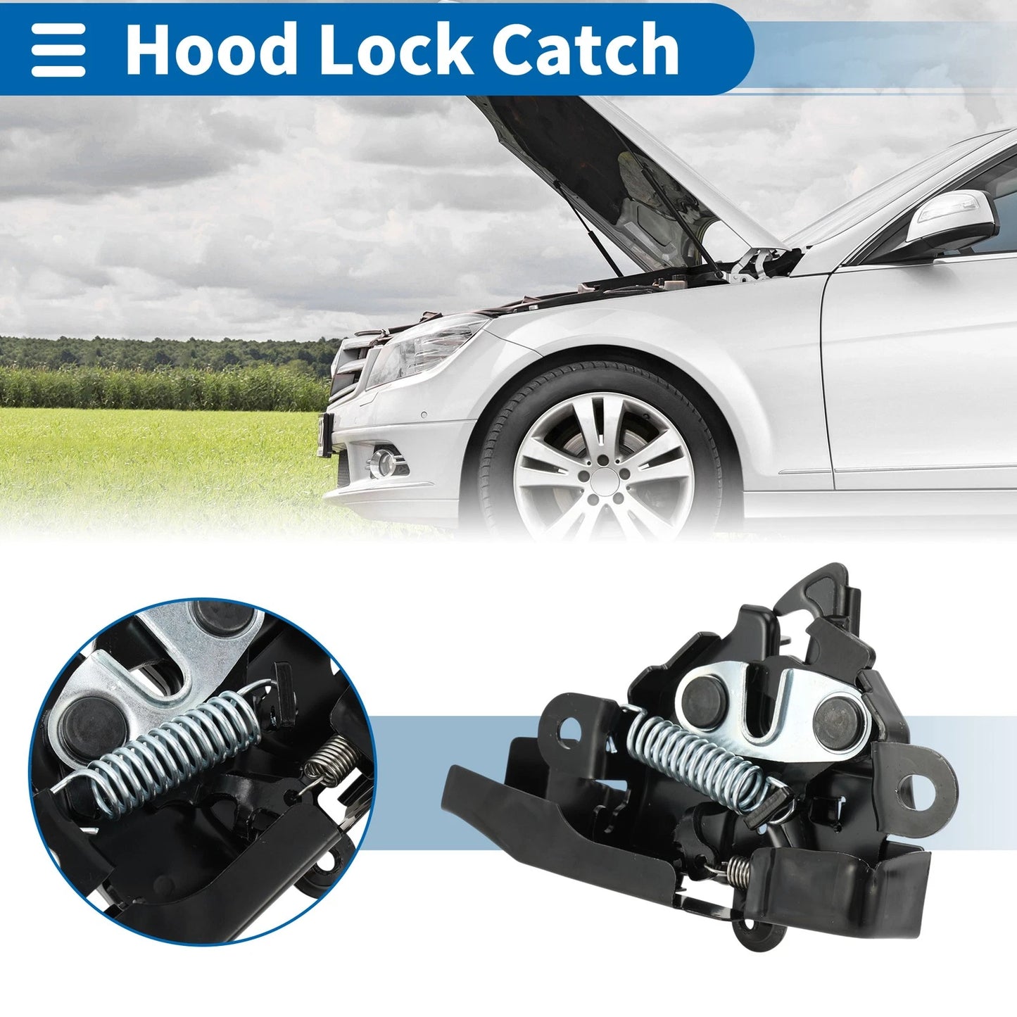 Hood Latch Assembly for Toyota Camry (2012–2014) No. 5351006200 1 Pc